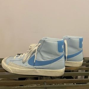 Blue Nike Blazers
